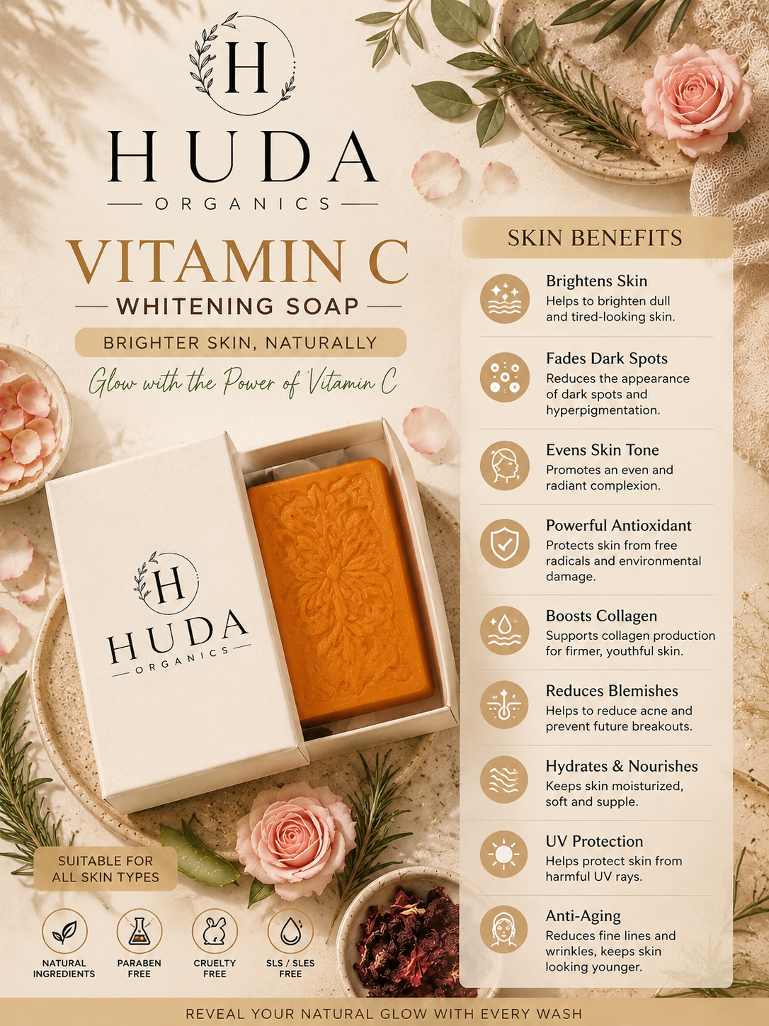 Vit C soap for whitening