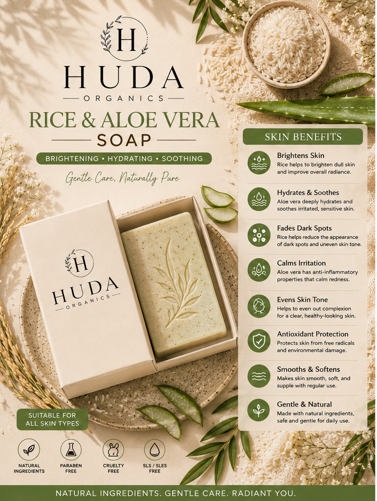 Aloevera soap & Rice soap